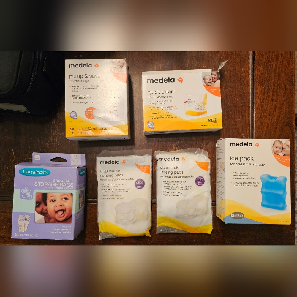 Dr. Brown's Gray Pump Bag + Medela Pump, Cover and Acessories - Picture 3 of 8